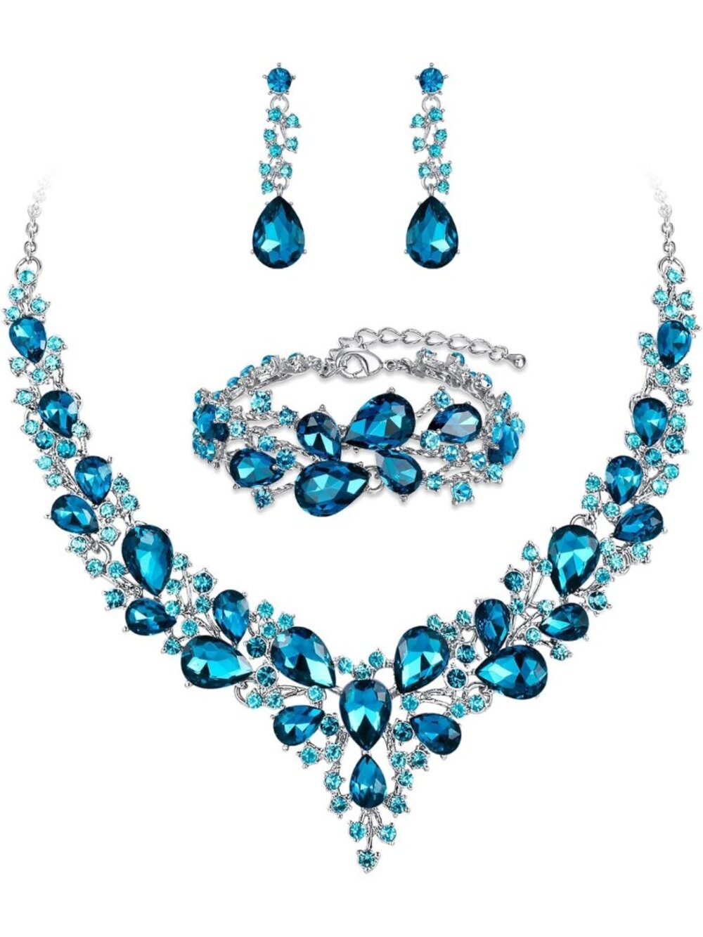 Elegant Wedding Bridal Jewelry Set for Women - Perfect for Brides & Bridesmaids